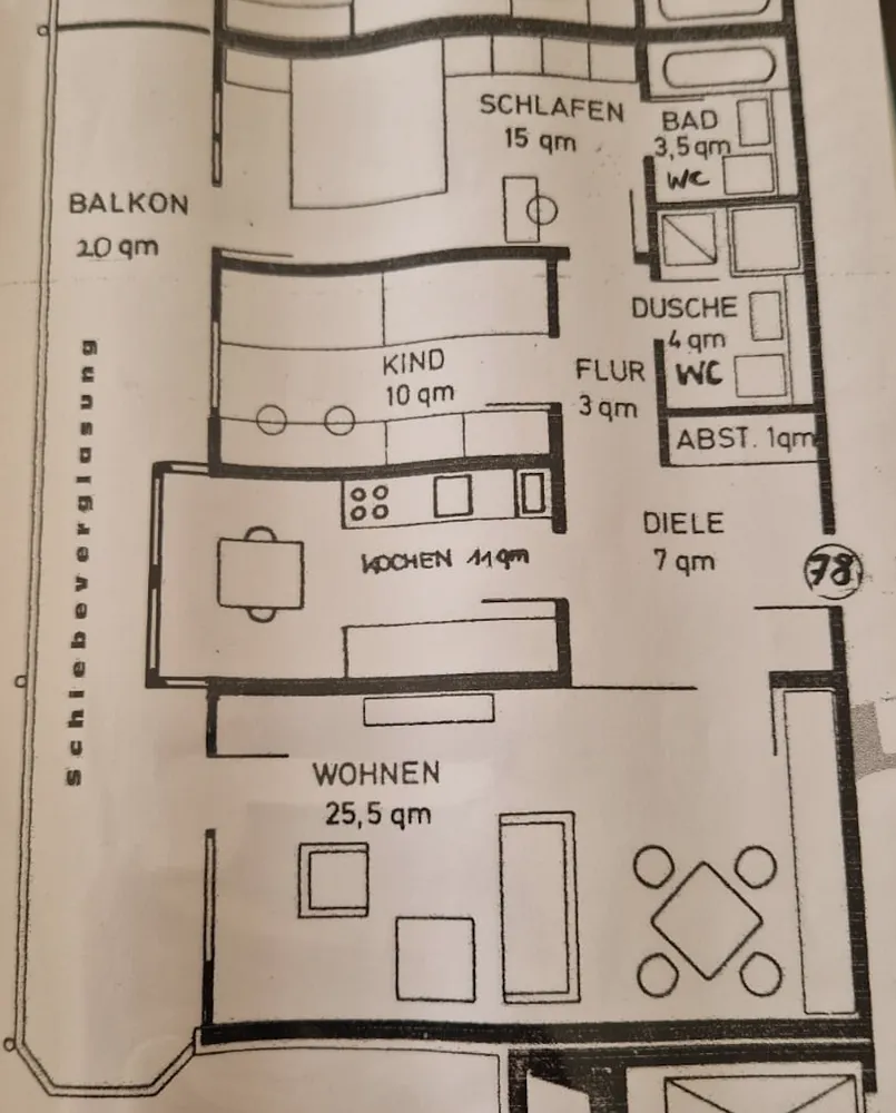 3 Zimmer Wohnung mit 85 m² in München – Bild 3