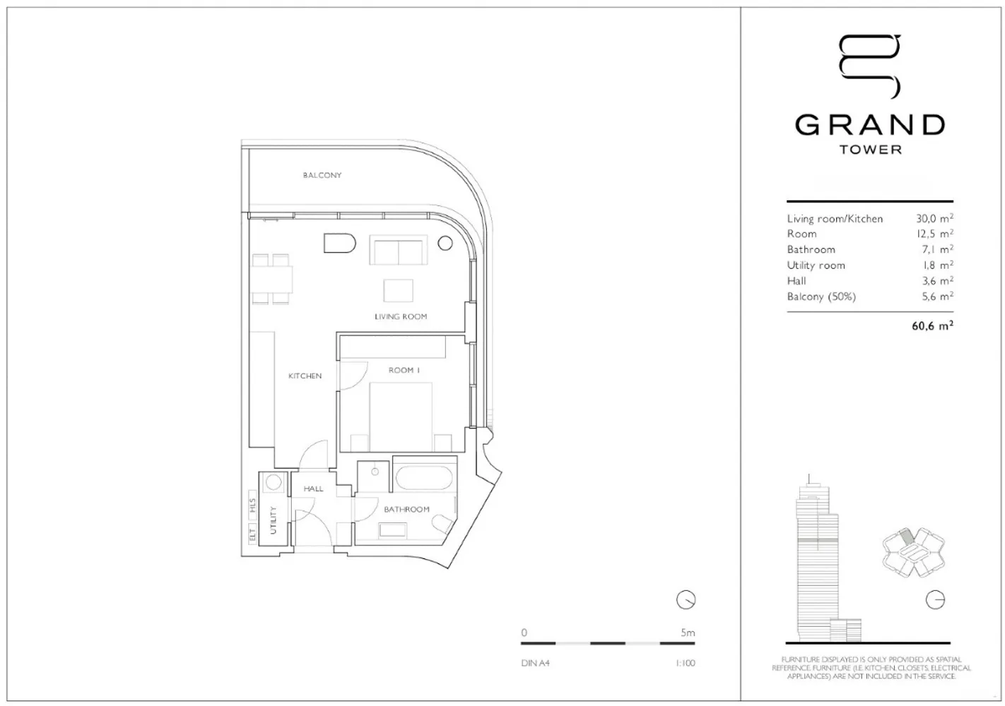 2 Zimmer Wohnung mit 60 m² in Frankfurt am Main – Bild 8
