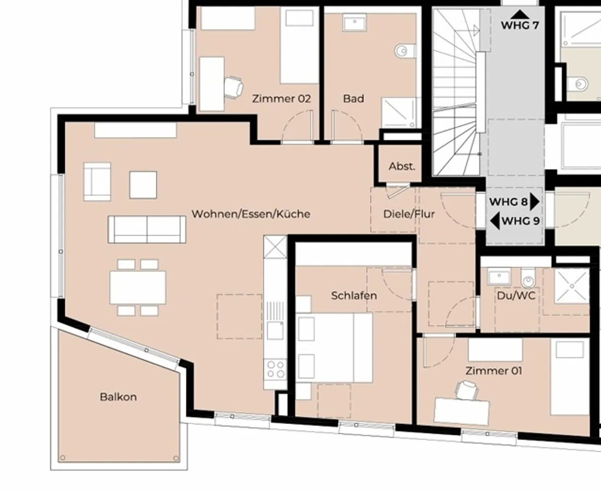 4 Zimmer Wohnung mit 102 m² in Stuttgart – Bild 5