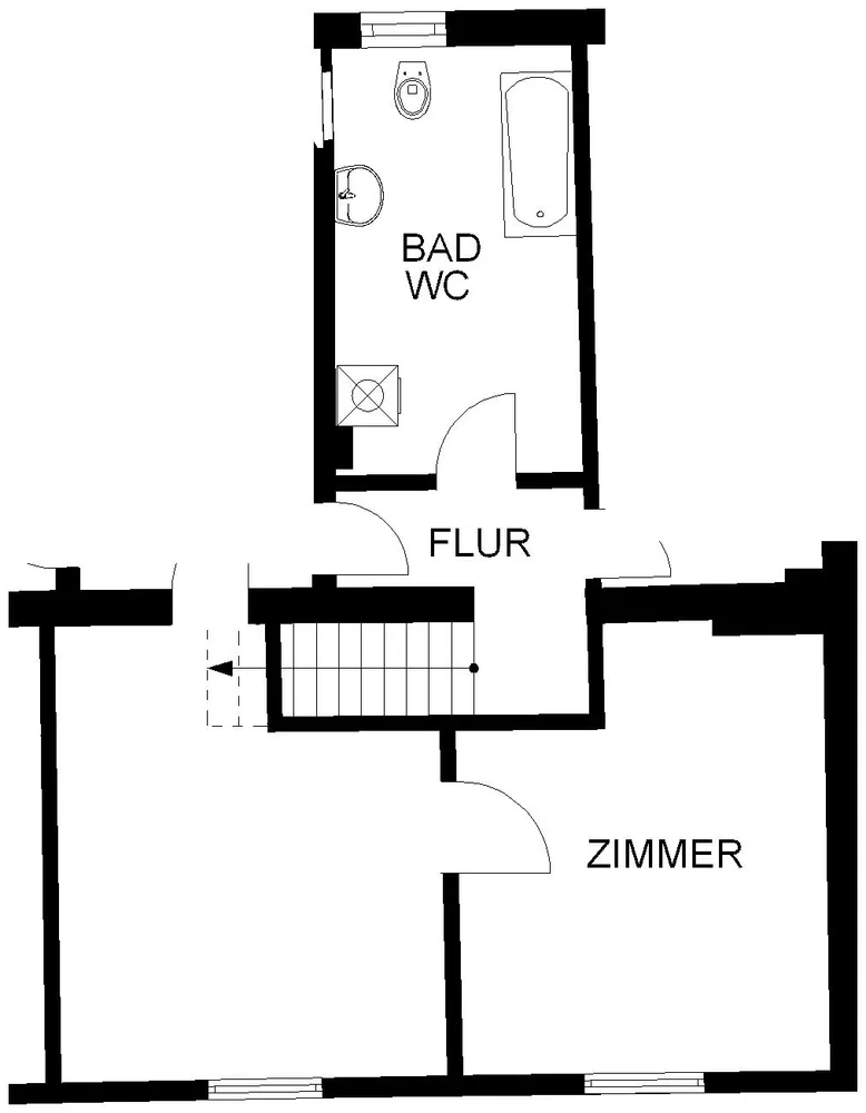 1 Zimmer Wohnung mit 38 m² in Hagen – Bild 2