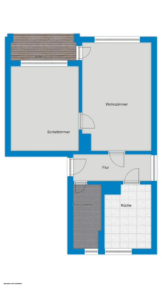 2 Zimmer Wohnung mit 48 m² in Halle (Saale) – Bild 7