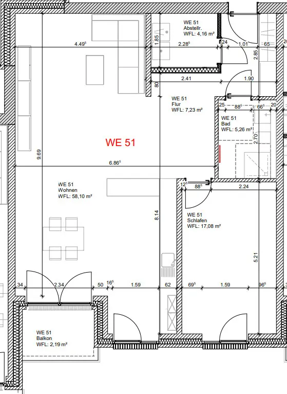 2 Zimmer Wohnung mit 94 m² in Osnabrück – Bild 8
