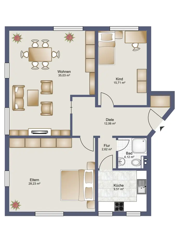 3 Zimmer Wohnung mit 106 m² in Northeim – Bild 10