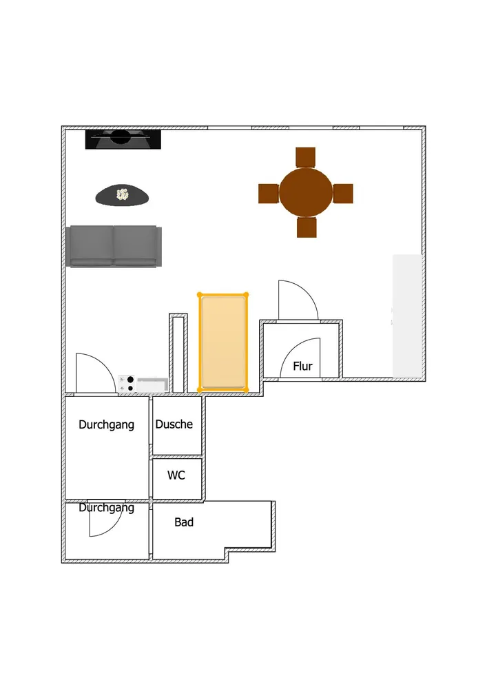1 Zimmer Wohnung mit 40 m² in Halberstadt – Bild 4