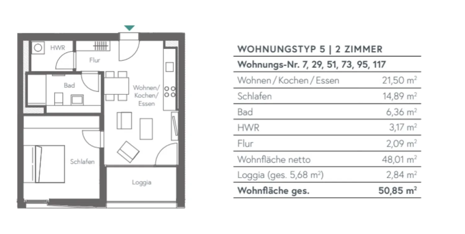 2 Zimmer Wohnung mit 50 m² in Berlin – Bild 8