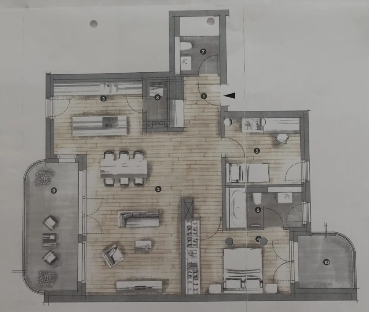 3 Zimmer Wohnung mit 102 m² in Düsseldorf – Bild 4