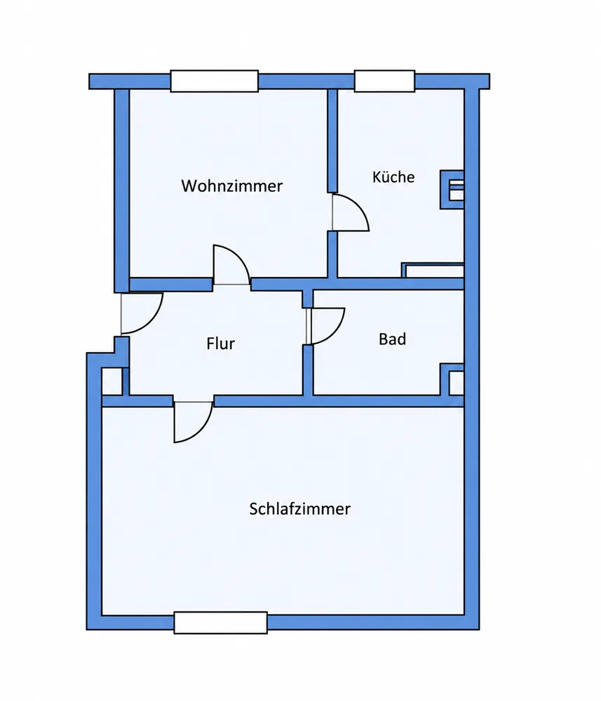 2 Zimmer Wohnung mit 54 m² in Ludwigshafen am Rhein – Bild 7