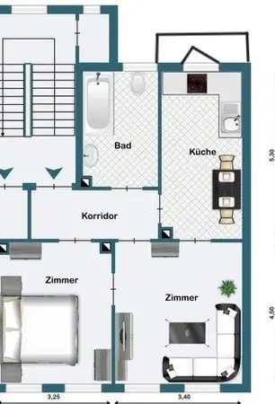 2 Zimmer Wohnung mit 65 m² in Wurzen – Bild 7
