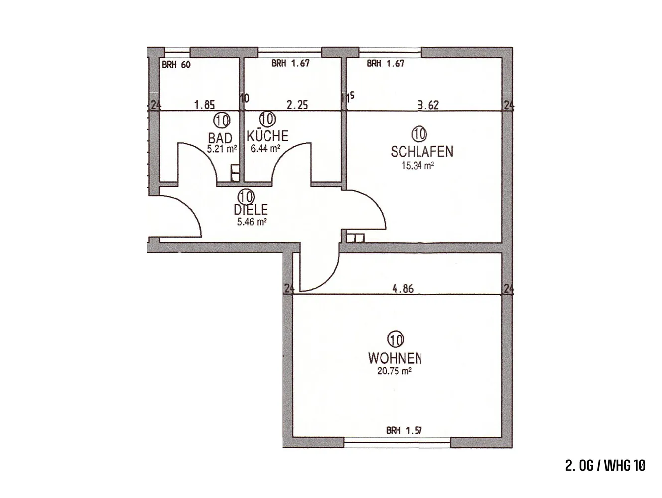 2 Zimmer Wohnung mit 52 m² in Essen – Bild 7