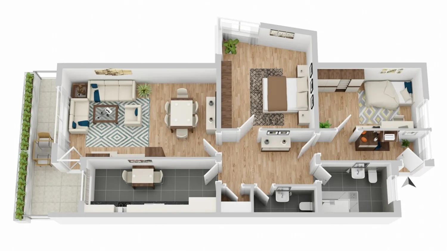 3 Zimmer Wohnung mit 92 m² in Regensburg – Bild 2