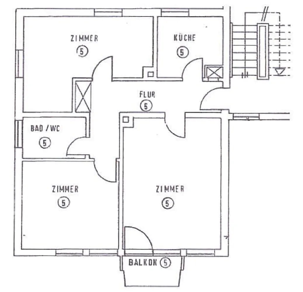 3 Zimmer Wohnung mit 70 m² in Eschwege – Bild 2
