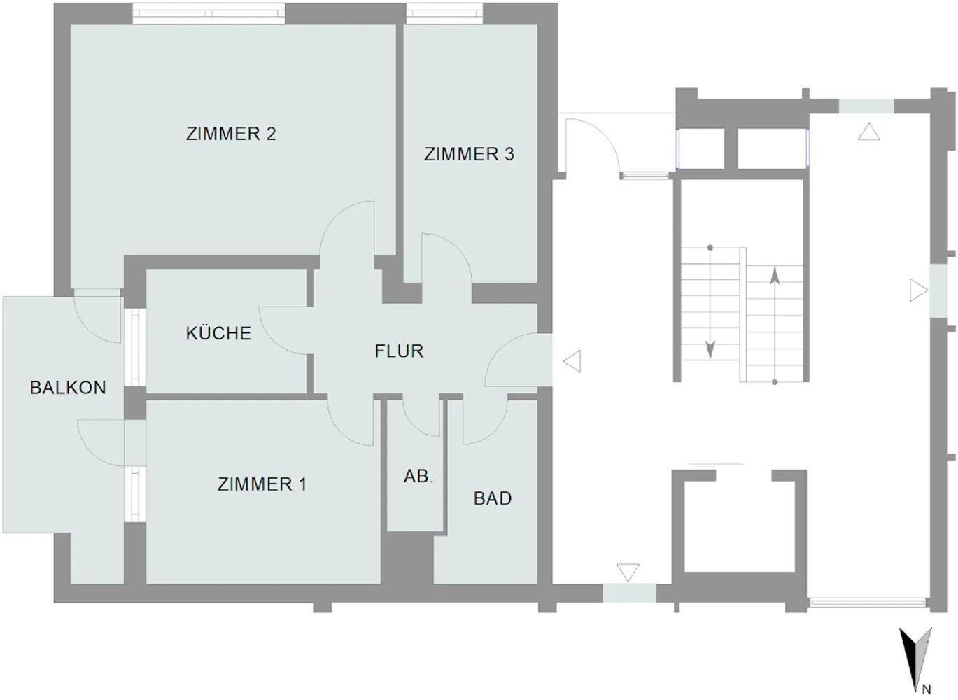 3 Zimmer Wohnung mit 68 m² in Bremen – Bild 2