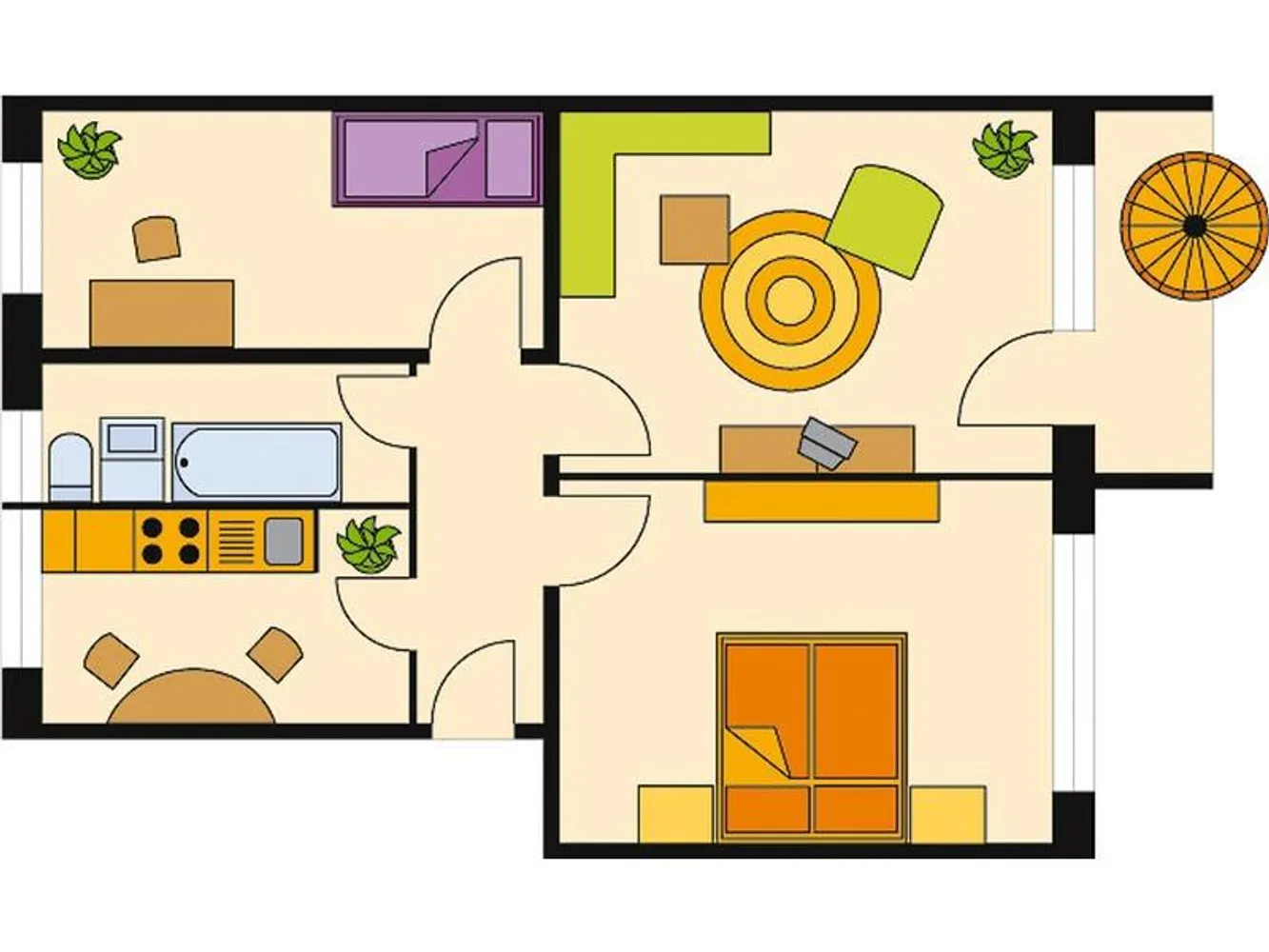 3 Zimmer Wohnung mit 61 m² in Halle (Saale) – Bild 3