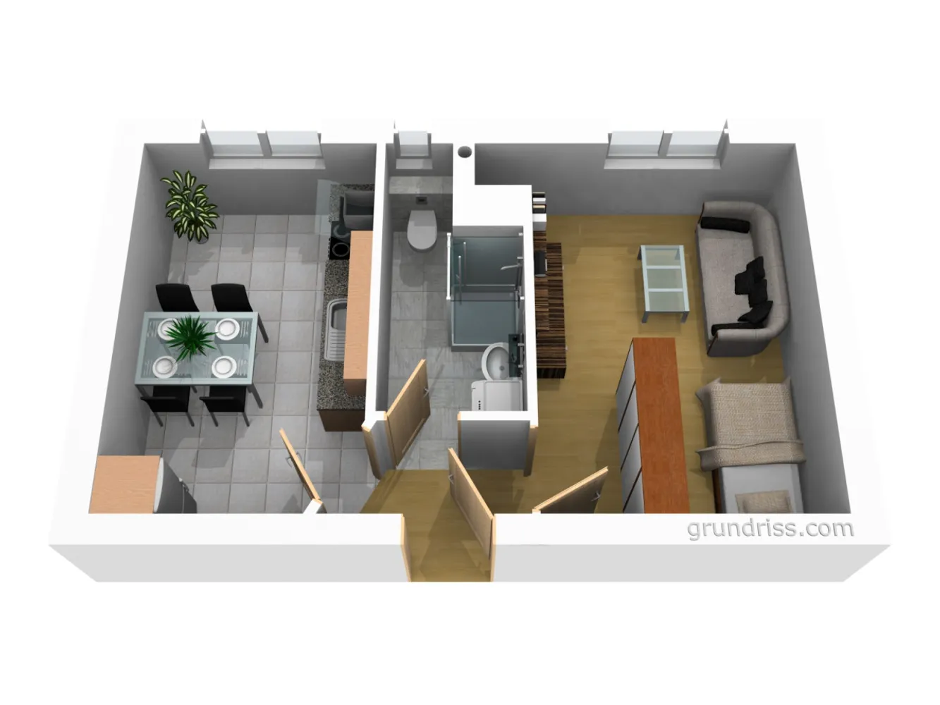 1 Zimmer Wohnung mit 29 m² in Magdeburg – Bild 3