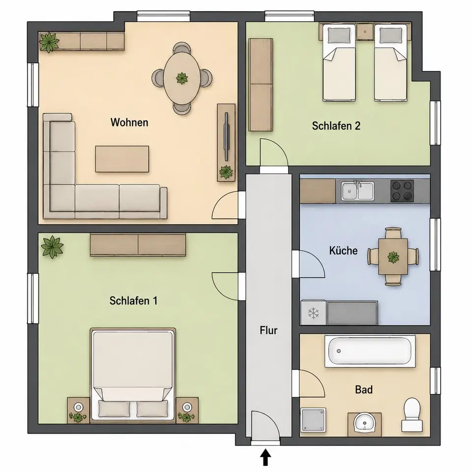 4 Zimmer Wohnung mit 74 m² in Bochum – Bild 10