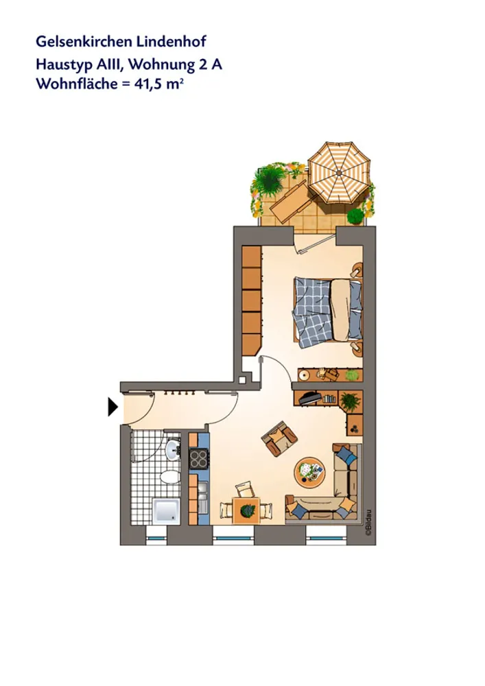 2 Zimmer Wohnung mit 45 m² in Gelsenkirchen – Bild 10