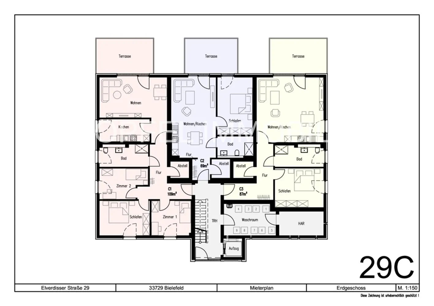 4 room apartment with 109 m² in Bielefeld – Photo 12