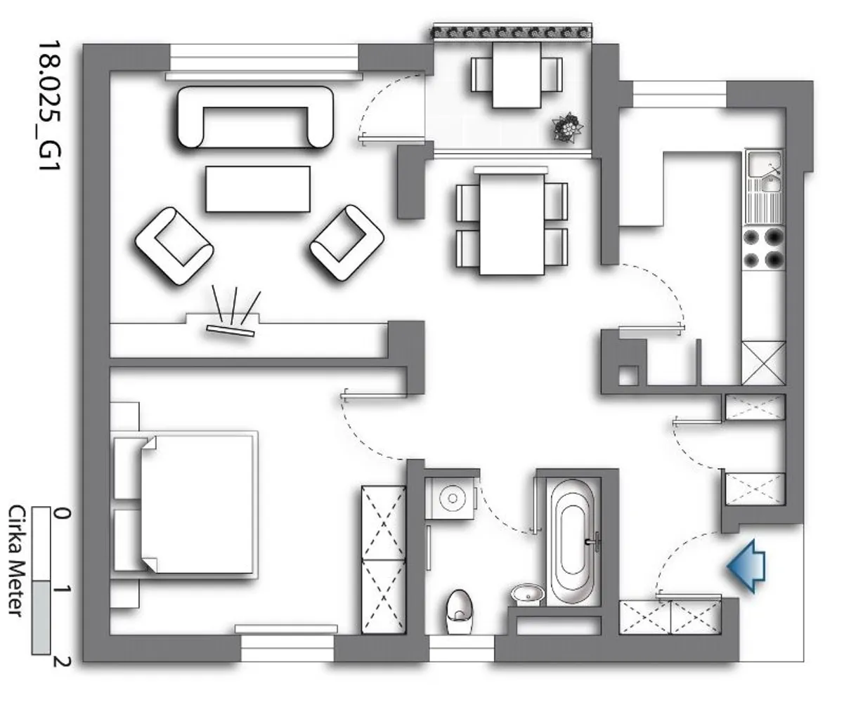 2 Zimmer Wohnung mit 59 m² in Bielefeld – Bild 7