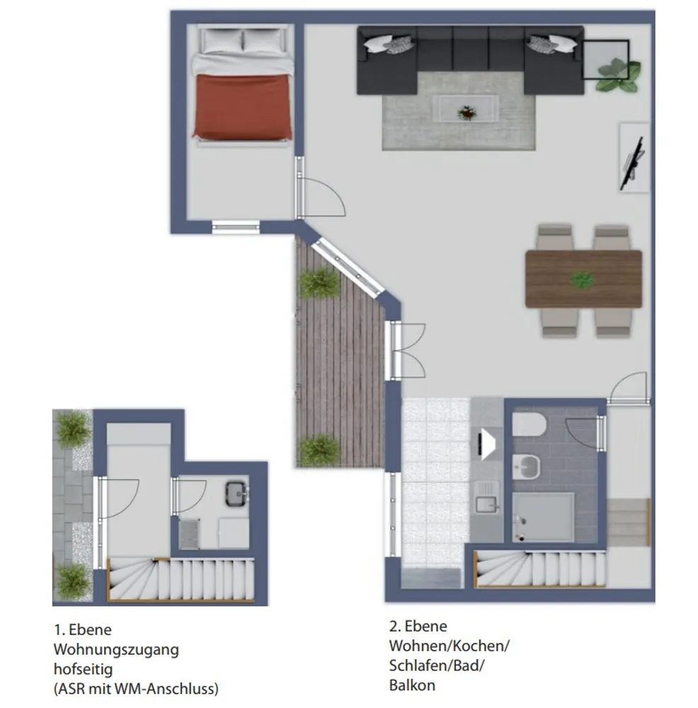 2 Zimmer Wohnung mit 67 m² in Halle (Saale) – Bild 10