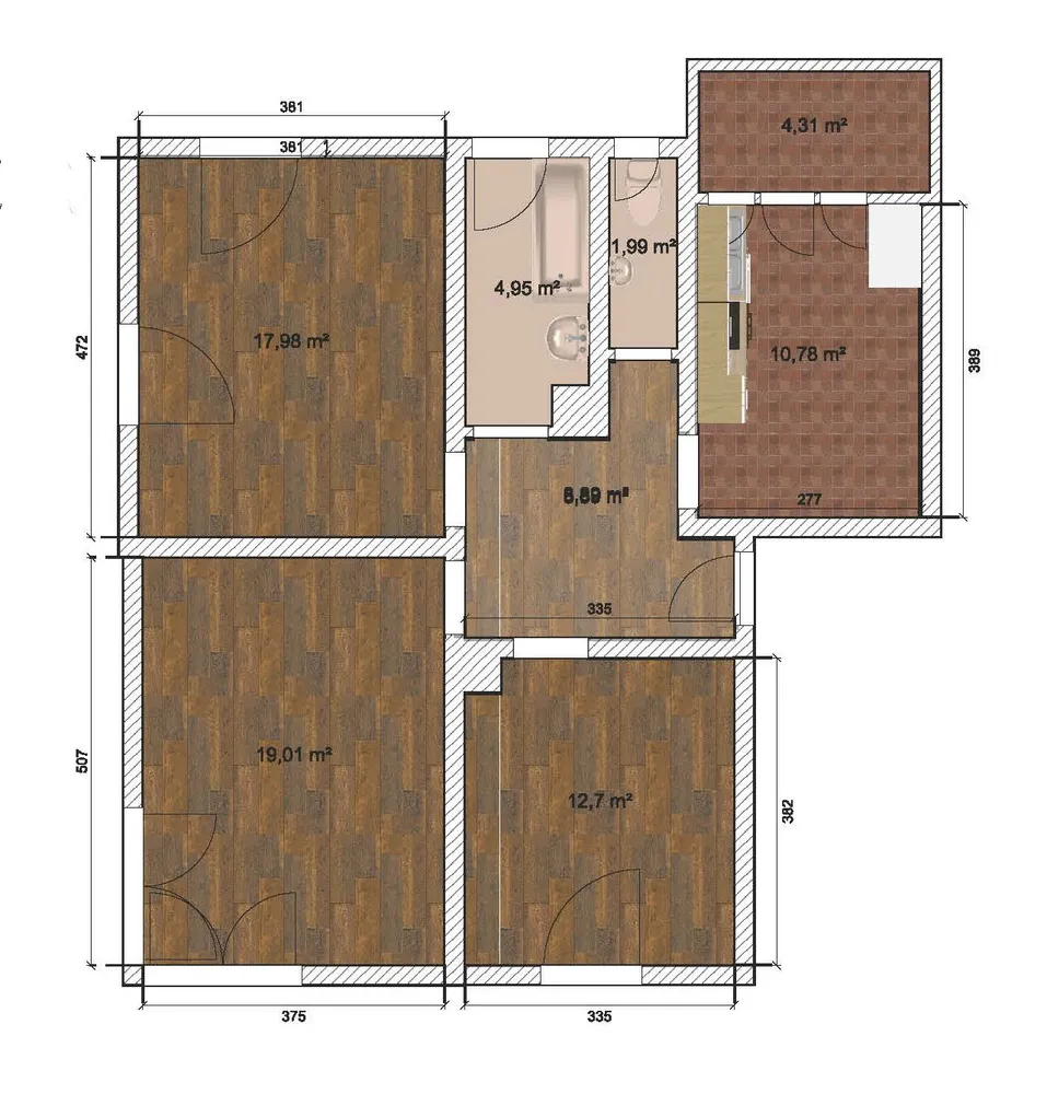 3 Zimmer Wohnung mit 78 m² in Stuttgart – Bild 11