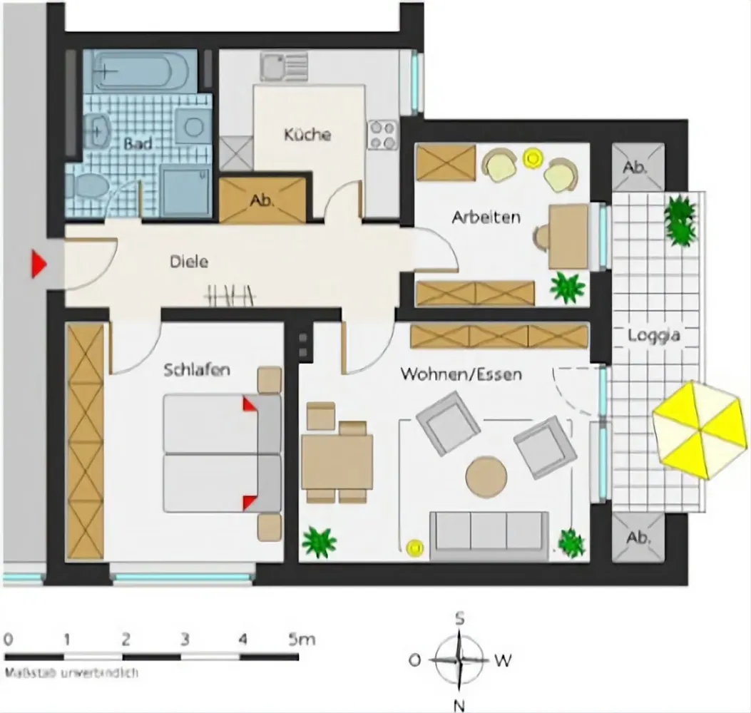3 room apartment with 71 m² in Essen – Photo 4