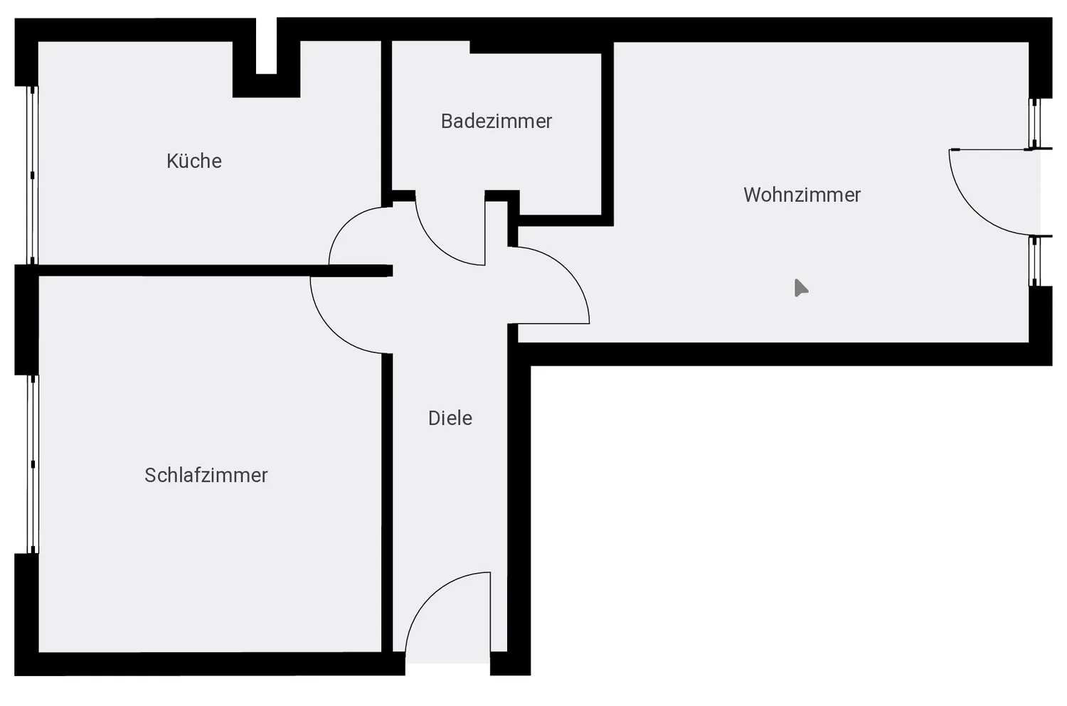 2 room apartment with 48 m² in Cologne – Photo 4