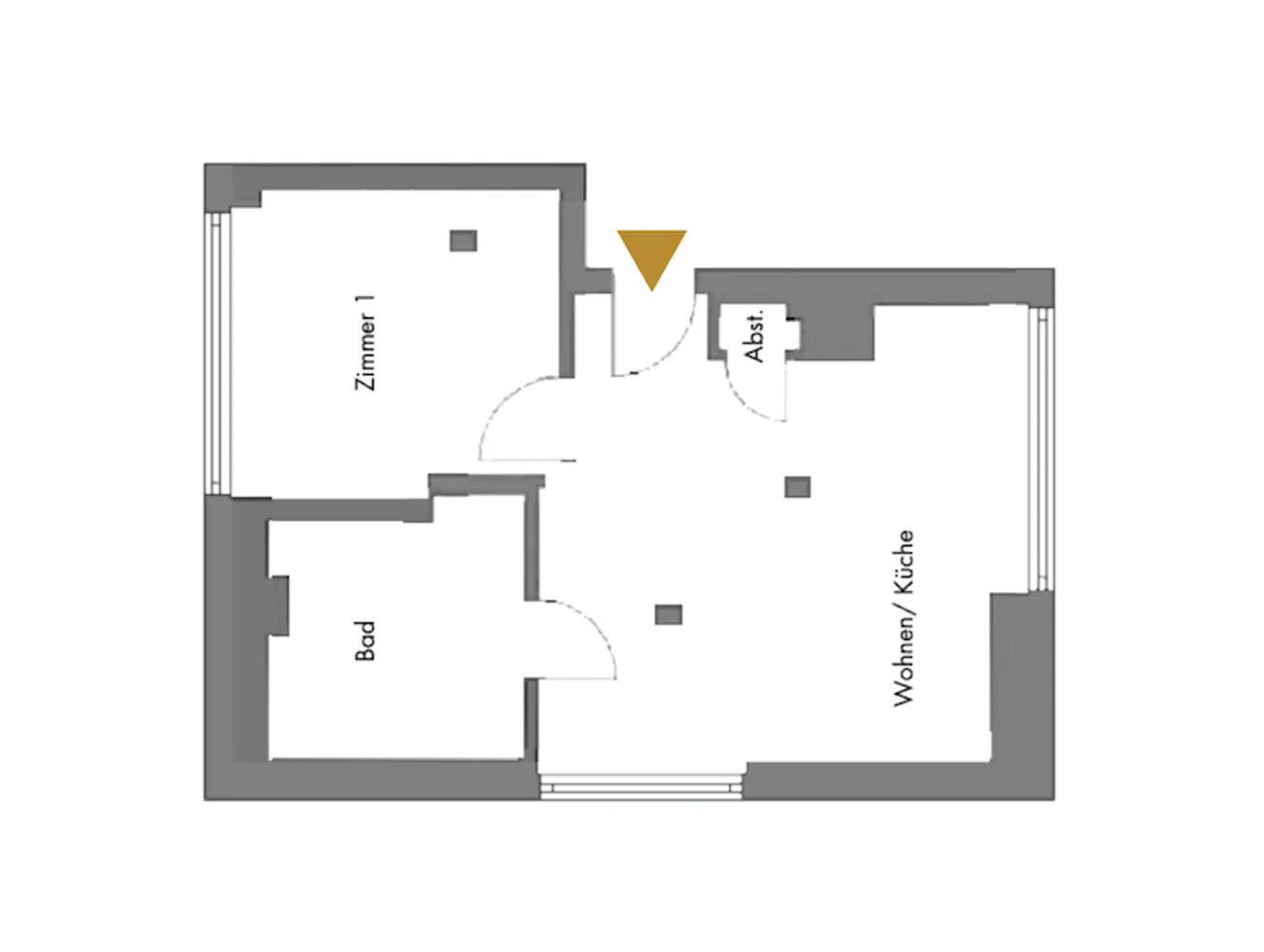 2 room apartment with 35 m² in Lübeck – Photo 5