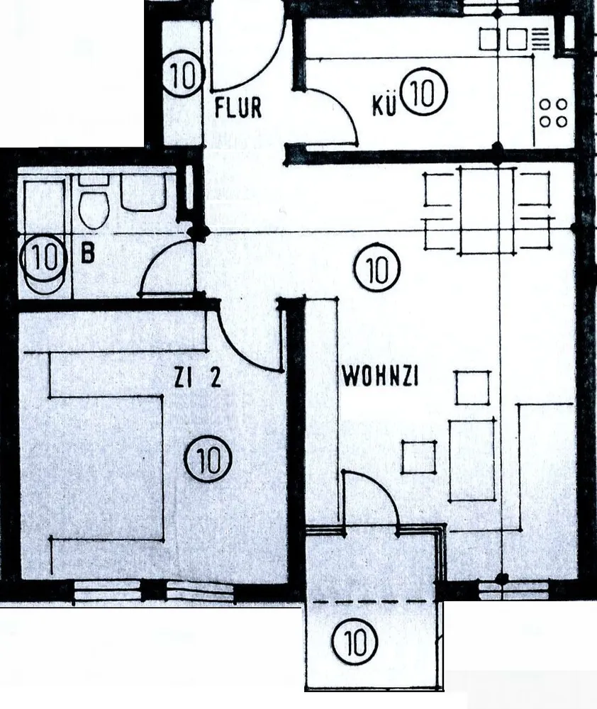 2 Zimmer Wohnung mit 54 m² in Bensheim – Bild 8