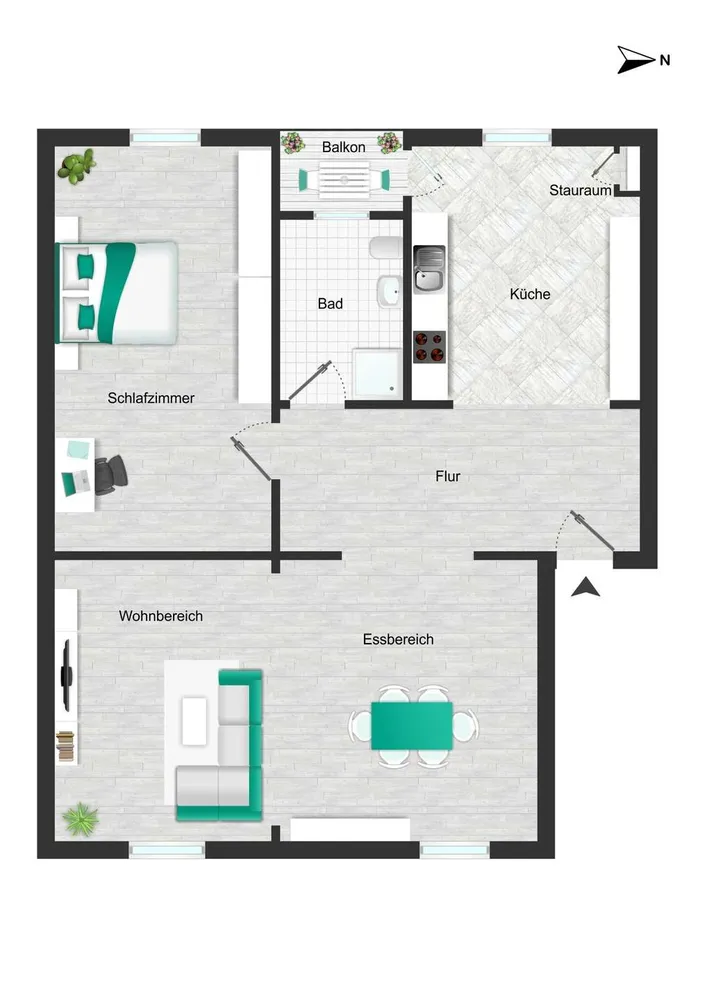 2 Zimmer Wohnung mit 79 m² in Düsseldorf – Bild 10