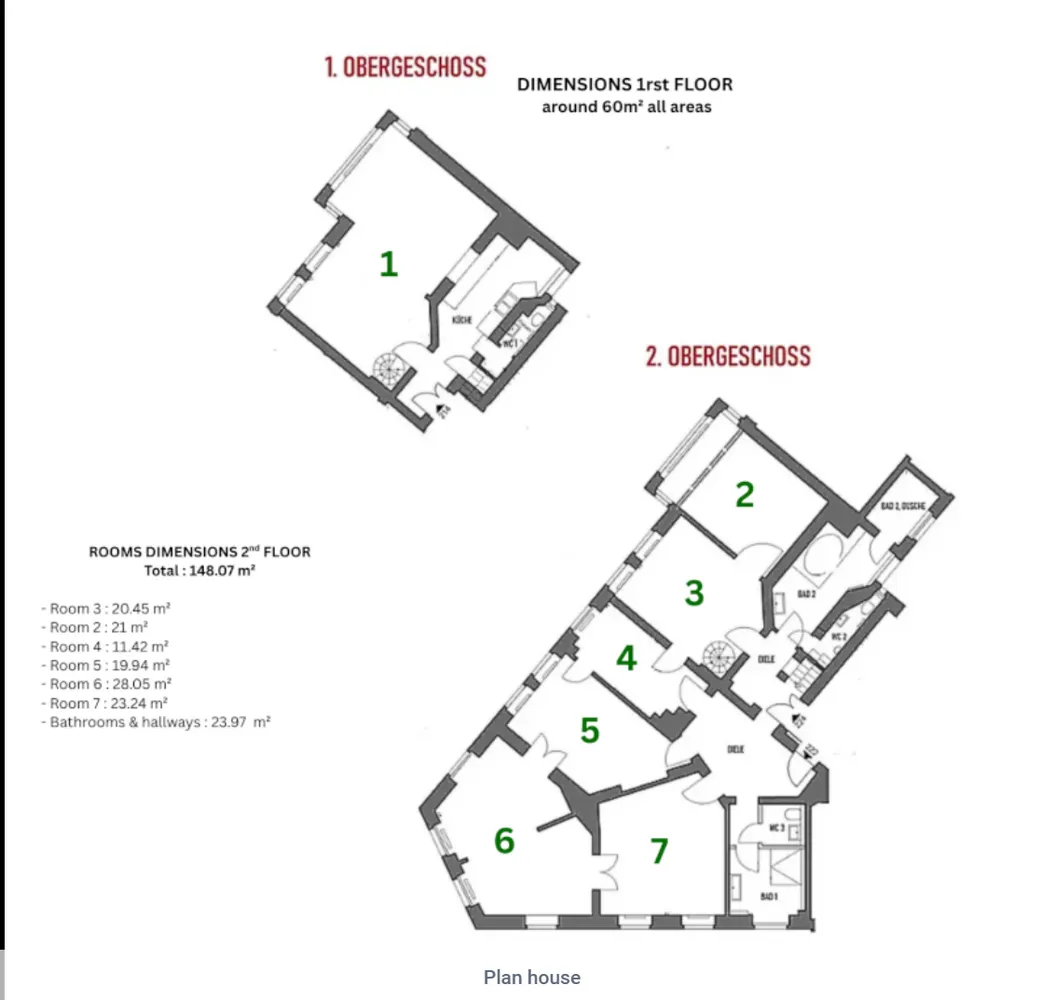 7 Zimmer Wohnung mit 232 m² in Berlin – Bild 2
