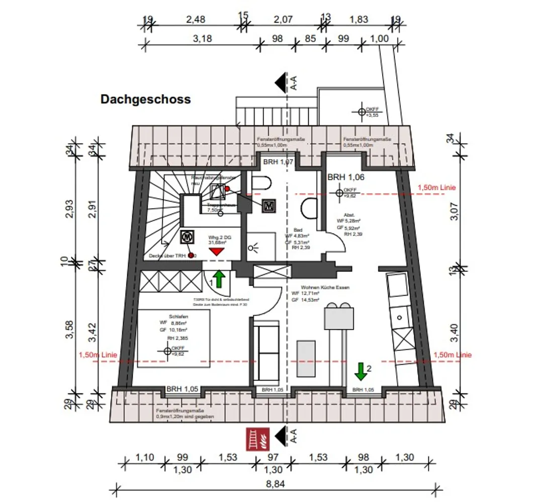 2 Zimmer Wohnung mit 34 m² in Osnabrück – Bild 7