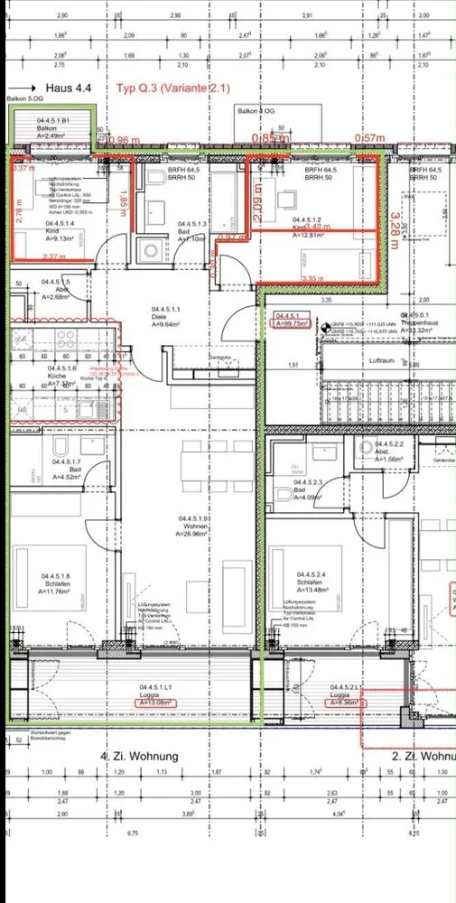 4 Zimmer Wohnung mit 102 m² in Mannheim – Bild 8