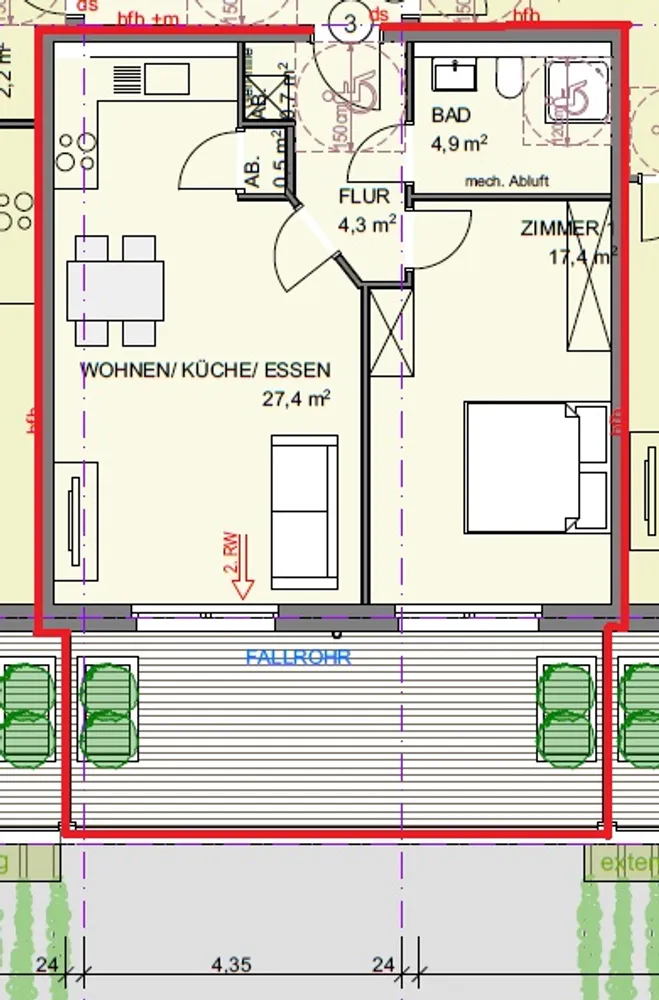 2 Zimmer Wohnung mit 65 m² in Bonn – Bild 6