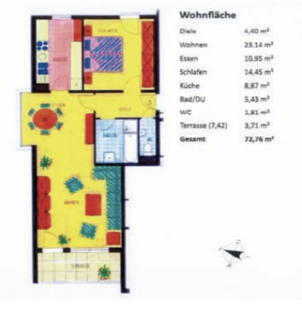3 Zimmer Wohnung mit 73 m² in Pforzheim – Bild 12
