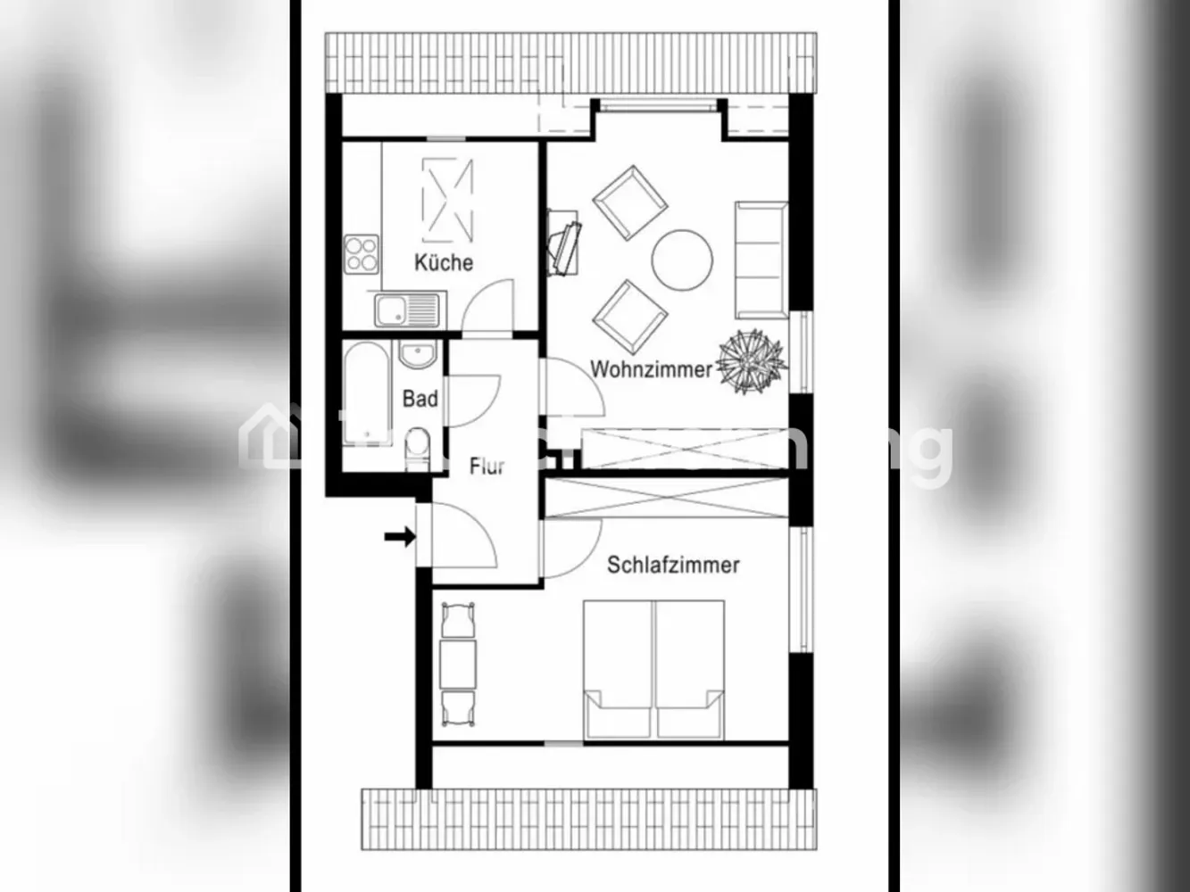 2 room apartment with 48 m² in Hamburg – Photo 8