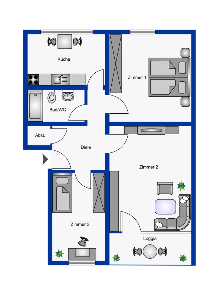 3 Zimmer Wohnung mit 71 m² in Dortmund – Bild 10