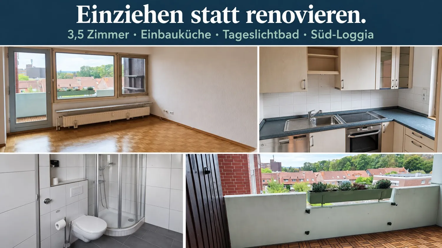 4 Zimmer Wohnung mit 83 m² in Hamm – Bild 1