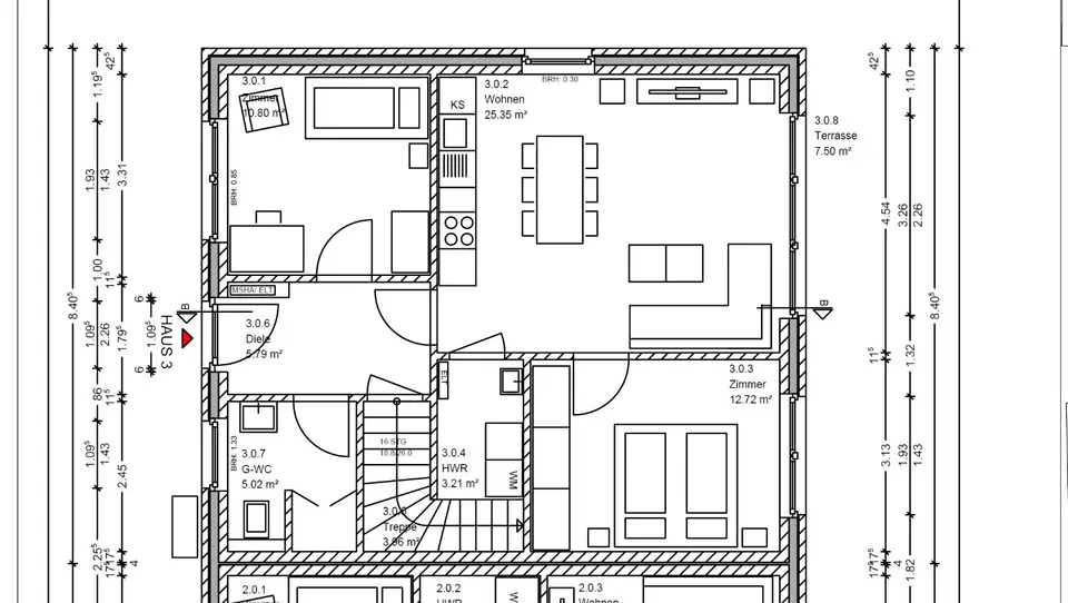 5 Zimmer Wohnung mit 100 m² in Papenburg – Bild 5