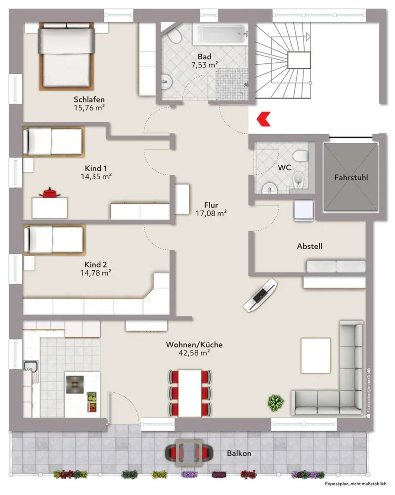 4 Zimmer Wohnung mit 130 m² in Gifhorn – Bild 9