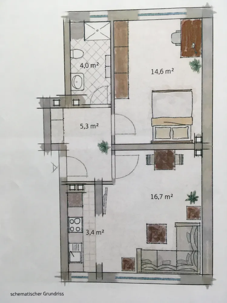 2 Zimmer Wohnung mit 44 m² in Essen – Bild 11