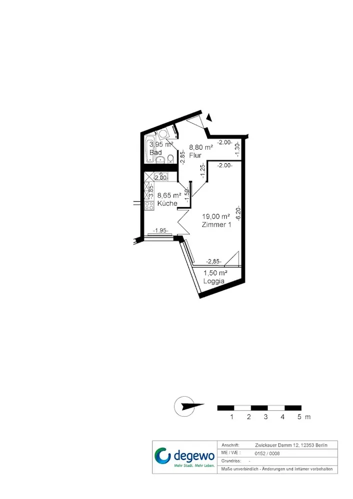 1 Zimmer Wohnung mit 43 m² in Berlin – Bild 9