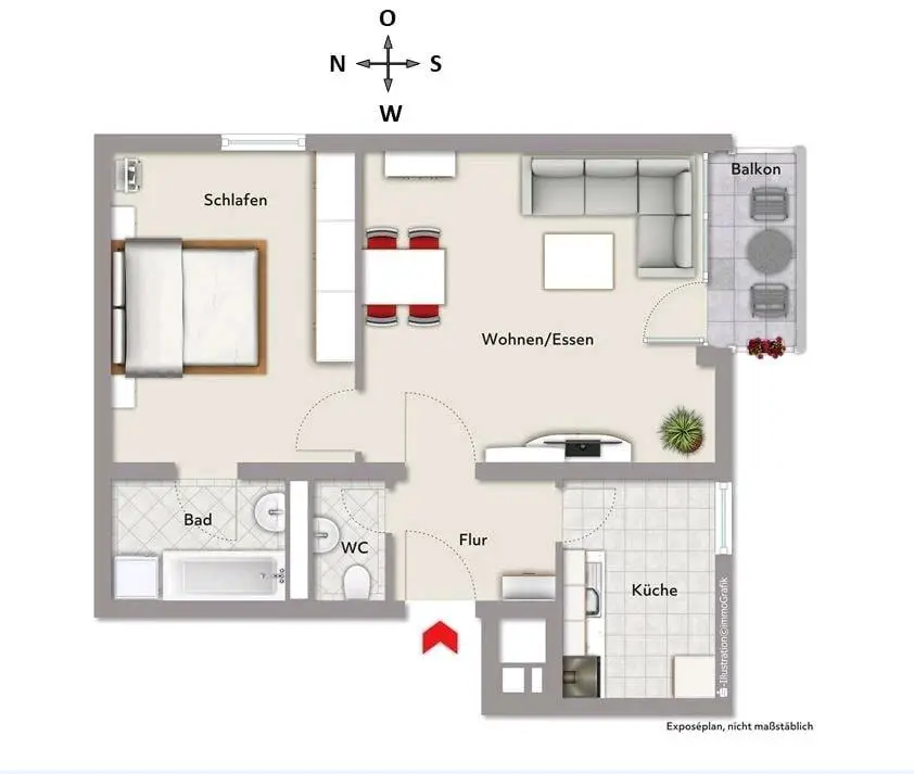 2 Zimmer Wohnung mit 56 m² in Leonberg – Bild 5