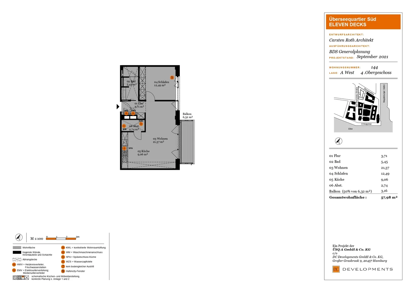 2 Zimmer Wohnung mit 58 m² in Hamburg – Bild 12