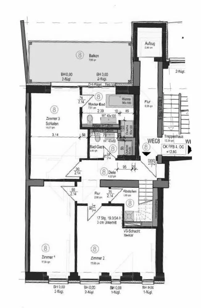 4 Zimmer Wohnung mit 135 m² in Düsseldorf – Bild 11