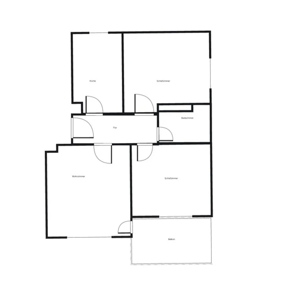 3 Zimmer Wohnung mit 68 m² in Hannover – Bild 2
