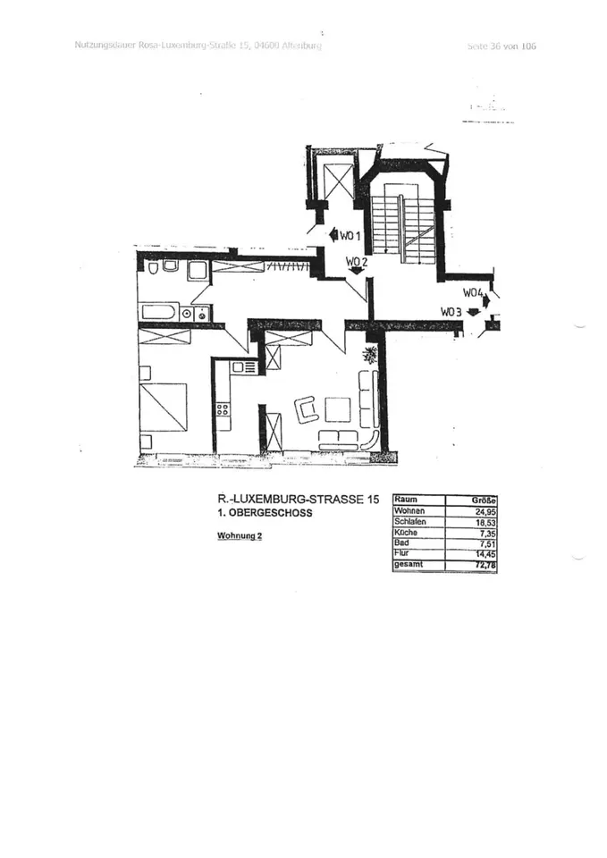 5 Zimmer Wohnung mit 147 m² in Altenburg – Bild 4