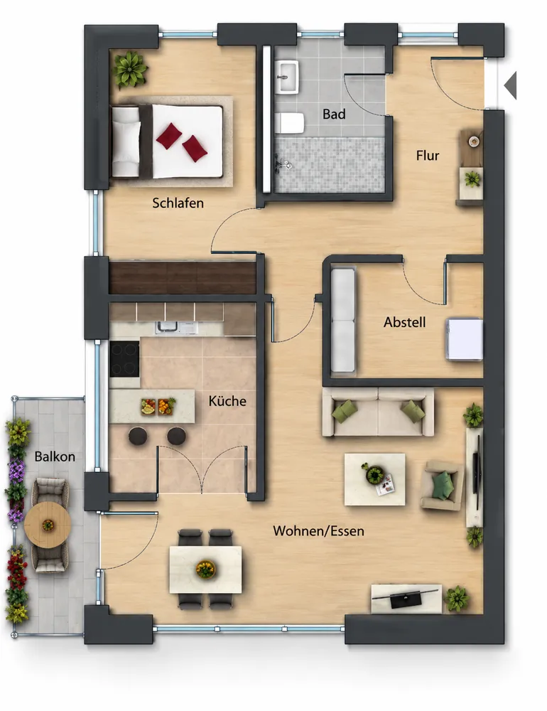 2 Zimmer Wohnung mit 53 m² in Osnabrück – Bild 4