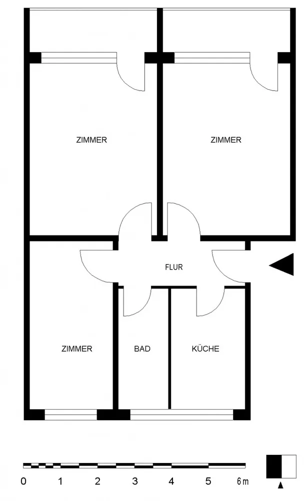 3 Zimmer Wohnung mit 63 m² in Quedlinburg – Bild 8