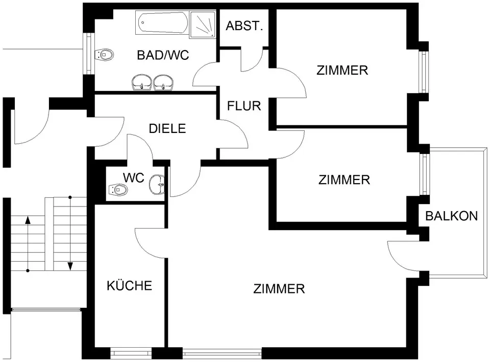 3 Zimmer Wohnung mit 95 m² in Hagen – Bild 5
