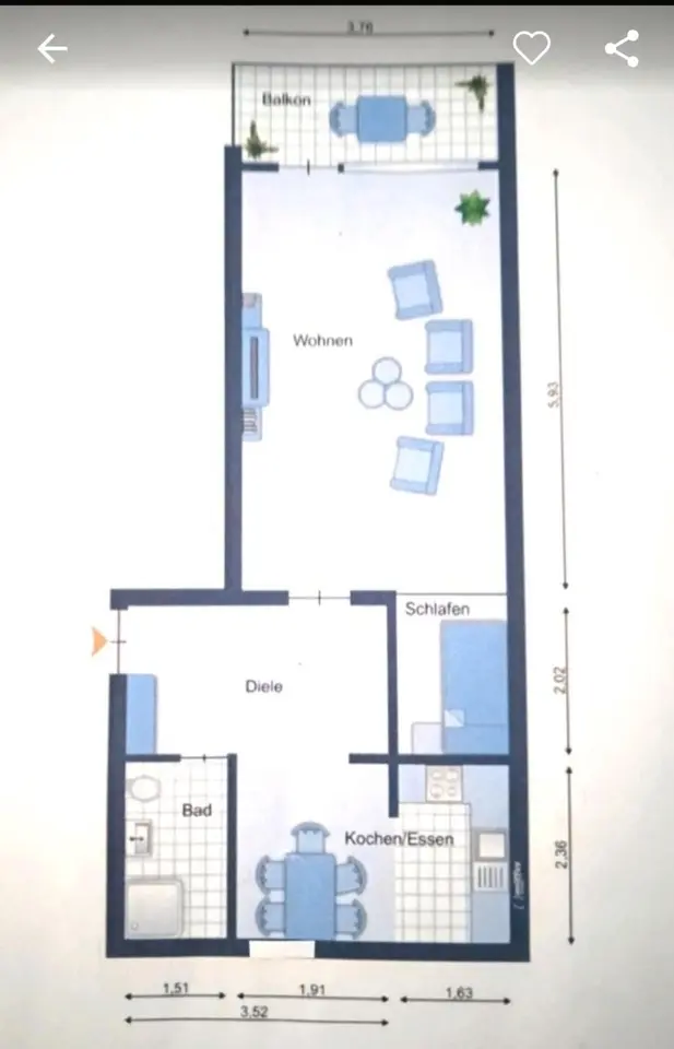 2 Zimmer Wohnung mit 46 m² in Bochum – Bild 10